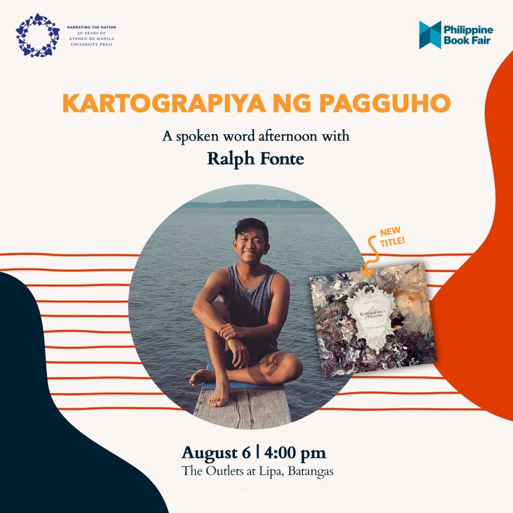 Ang Kartograpiya ng Pagguho ng ating ka-LIRAng si Ralph Fonte ngayong Sabado&nbsp;na!